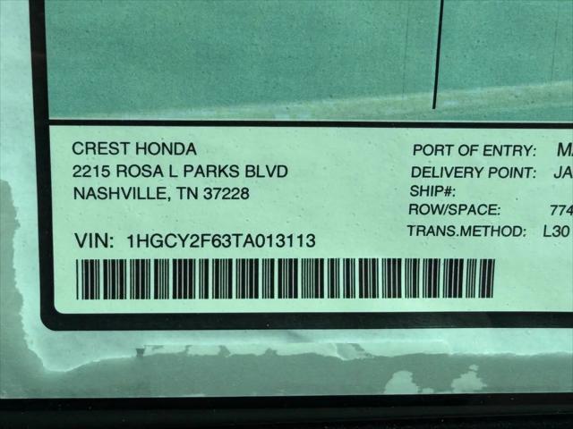 2026 Honda Accord Sedan EX-L