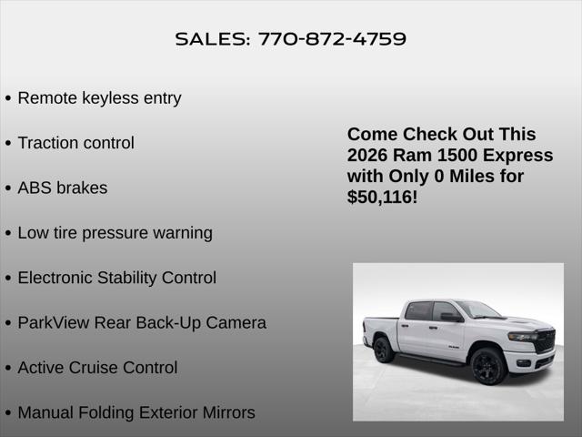 2026 Ram 1500 Express Crew Cab 4x4 57 Box