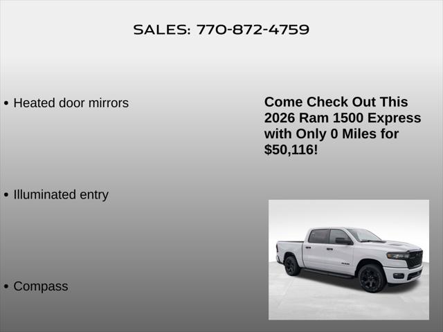 2026 Ram 1500 Express Crew Cab 4x4 57 Box