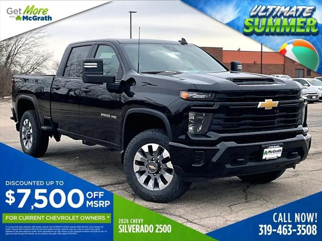 2026 Chevrolet Silverado 2500HD Crew Cab, Standard Bed, WT, 4WD for sale in Dubuque, IA