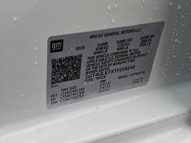 2026 GMC Sierra 2500HD Crew Cab, Standard Bed, Pro, 4WD
