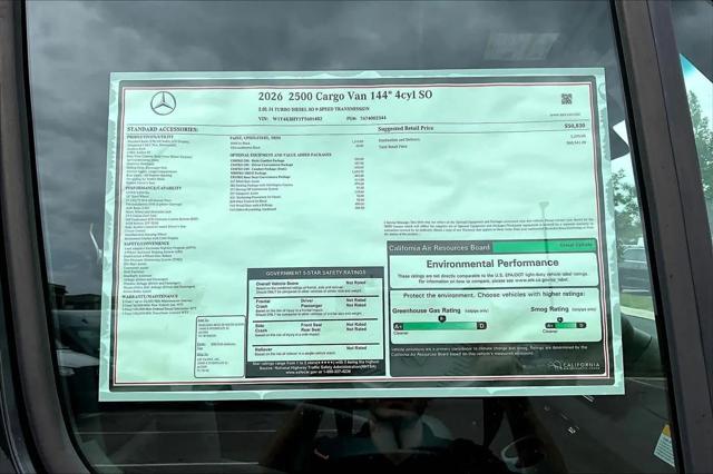 2026 Mercedes-Benz Sprinter 2500 Standard Roof 4-Cyl Diesel