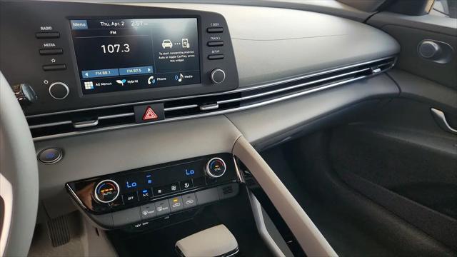 2026 Hyundai Elantra Hybrid Blue