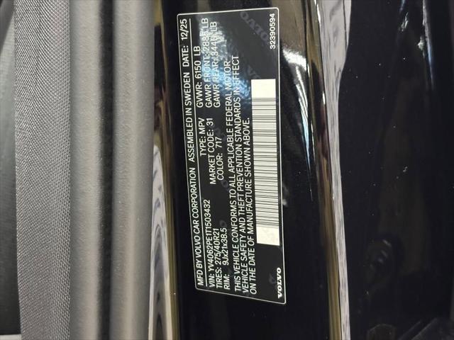 2026 Volvo XC90 Plus, B6 AWD Gas (mild hybrid), Gasoline, Bright, 7 Seats