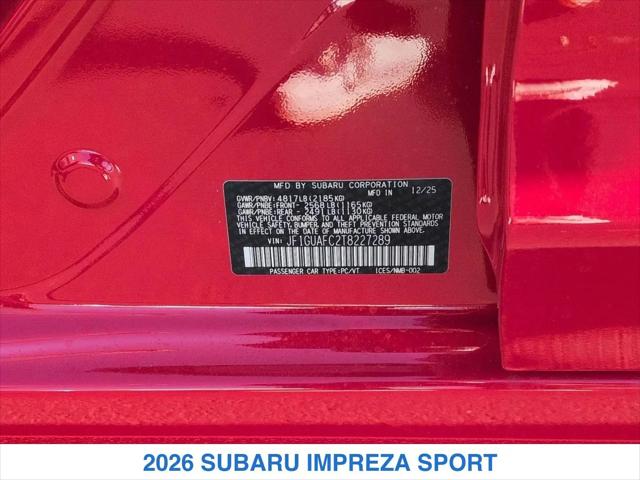 2026 Subaru Impreza Sport