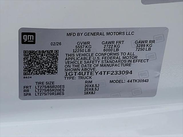 2026 GMC Sierra 3500HD Crew Cab, Long Bed, SLE Dual Rear Wheel, 4WD
