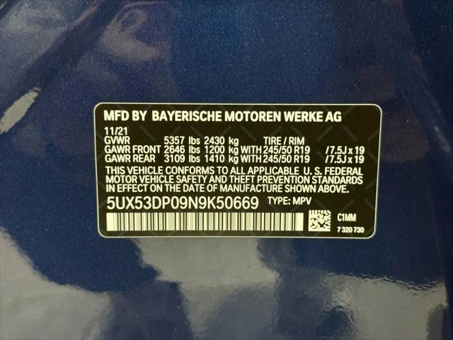 2022 BMW X3 xDrive30i