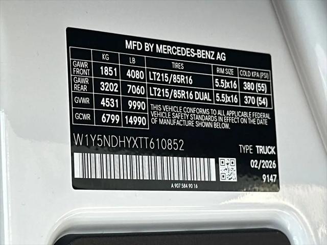2026 Mercedes-Benz Sprinter 3500 High Roof 4-Cyl Diesel HO