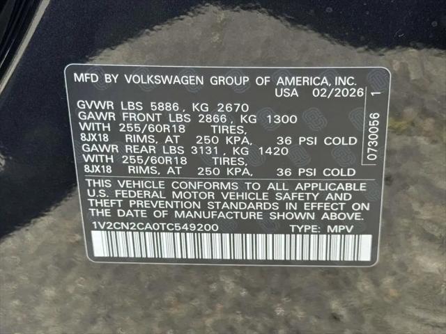 2026 Volkswagen Atlas Peak Edition
