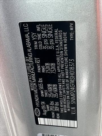 2025 Hyundai Santa Fe Hybrid SEL