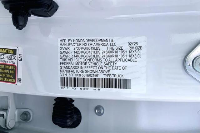 2026 Honda Ridgeline RTL