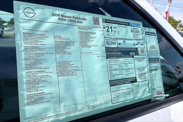 2026 Nissan Pathfinder Rock Creek