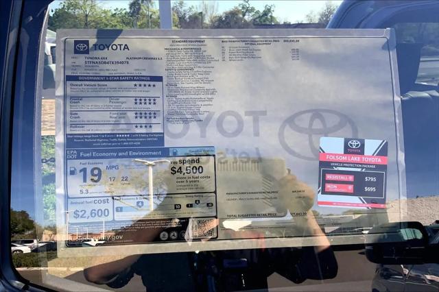 2026 Toyota Tundra Platinum CrewMax 5.5' Bed