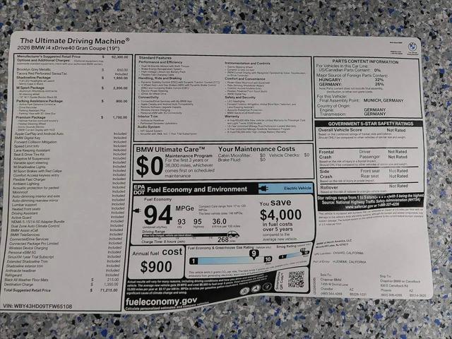 2026 BMW i4 xDrive40