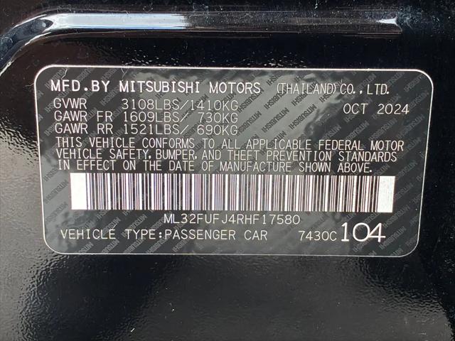 2024 Mitsubishi Mirage G4 ES