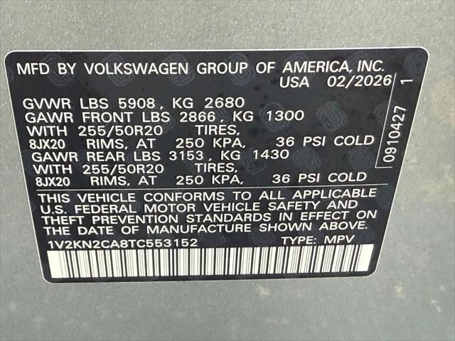2026 Volkswagen Atlas SE with Technology