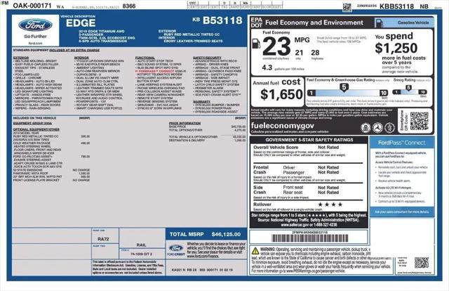 2019 Ford Edge Titanium