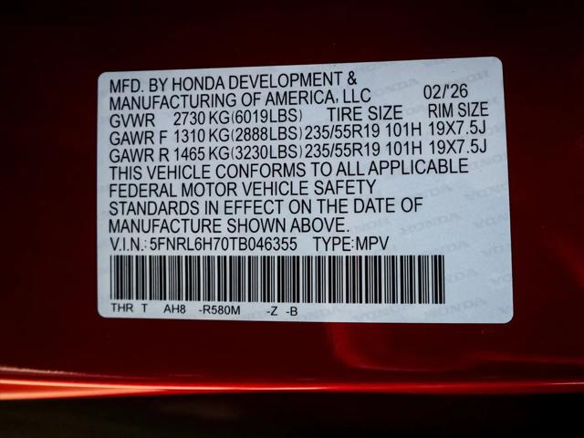 2026 Honda Odyssey Sport-L