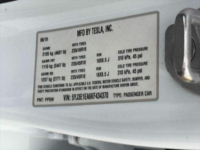 2019 Tesla Model 3 Mid Range
