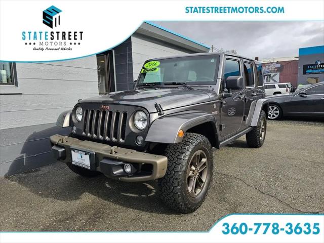 2016 Jeep Wrangler Unlimited 75th Anniversary for sale in Bellingham, WA