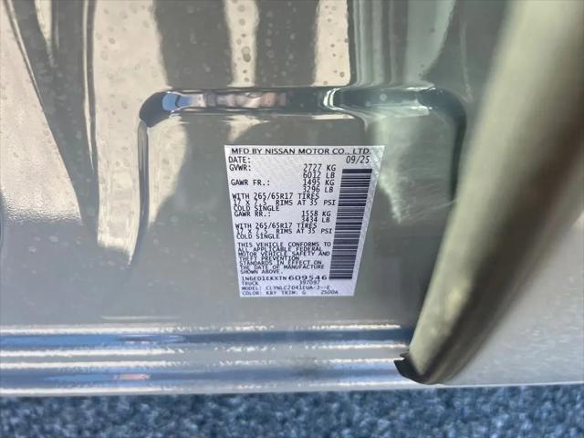 2026 Nissan Frontier Crew Cab SV 4x4