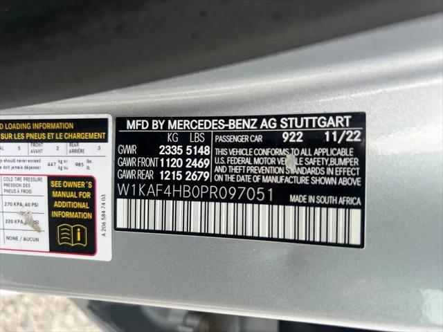 2023 Mercedes-Benz C-CLASS C 300 4MATIC Sedan