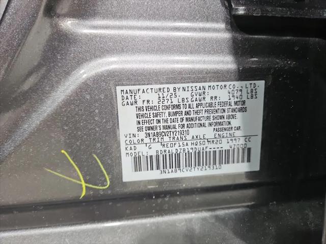 2026 Nissan Sentra SV