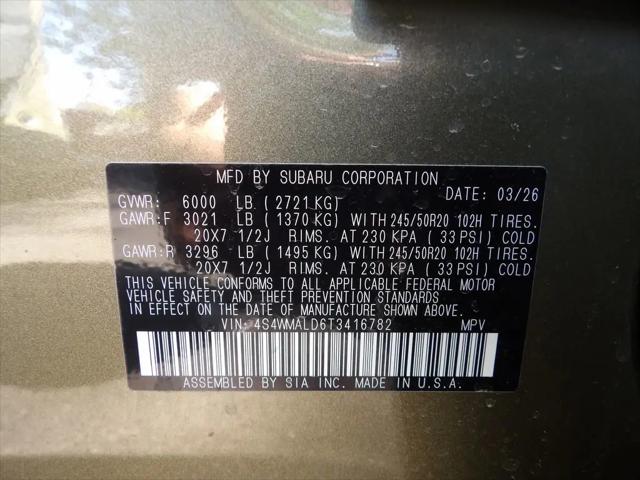 2026 Subaru Ascent Onyx Edition Touring 7-Passenger