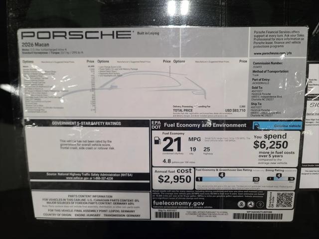2026 Porsche Macan Macan