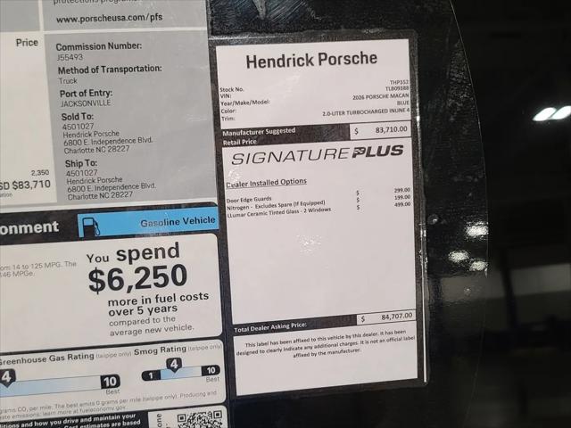 2026 Porsche Macan Macan
