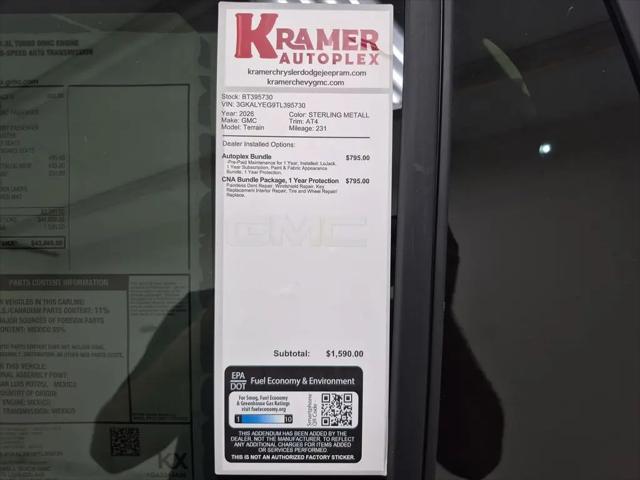 2026 GMC Terrain AWD AT4