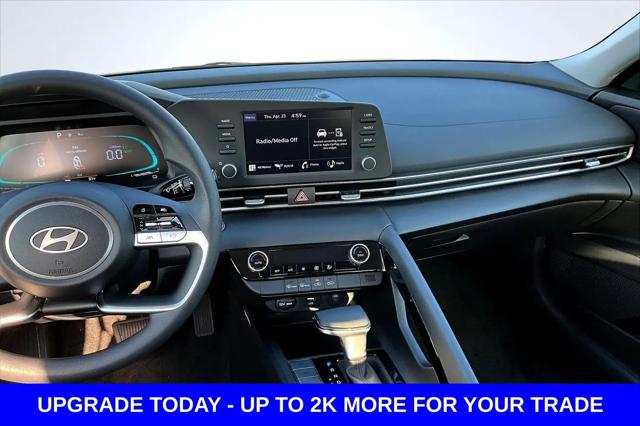 2026 Hyundai Elantra Hybrid Blue