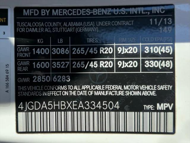 2014 Mercedes-Benz ML 350 4MATIC
