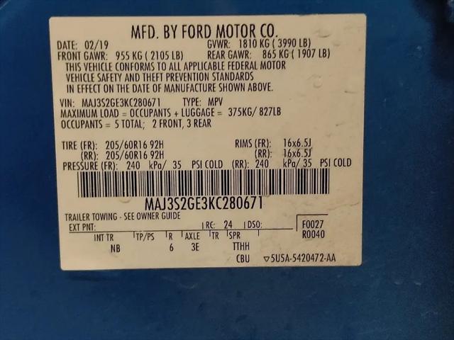 2019 Ford EcoSport SE