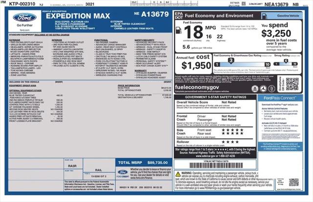 2022 Ford Expedition Platinum MAX