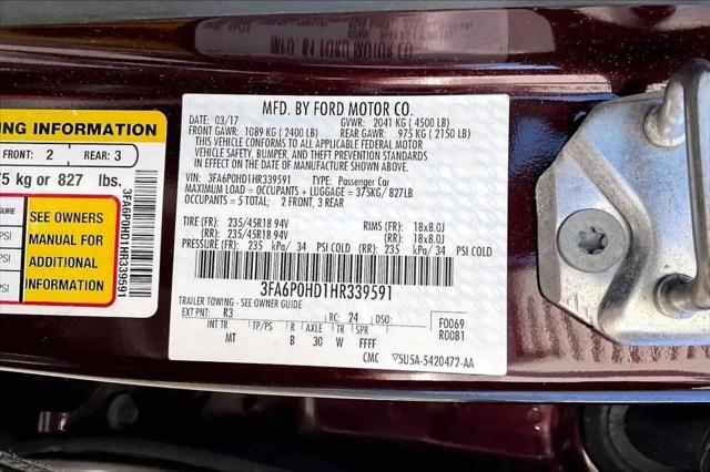 2017 Ford Fusion SE