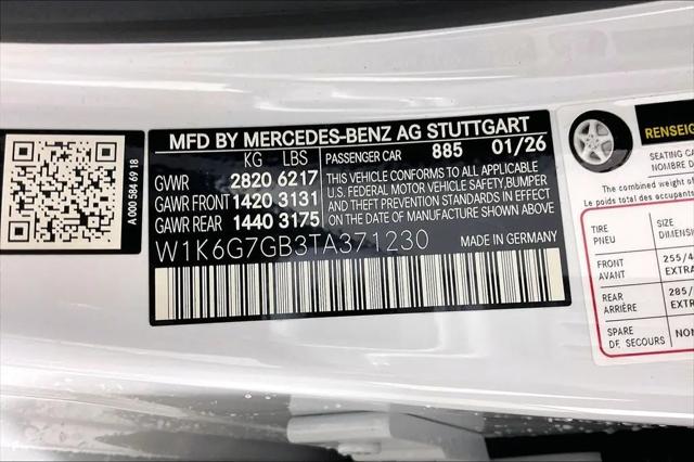 2026 Mercedes-Benz S 580 4MATIC