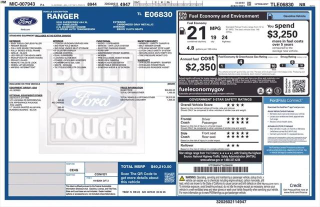 2026 Ford Ranger XL
