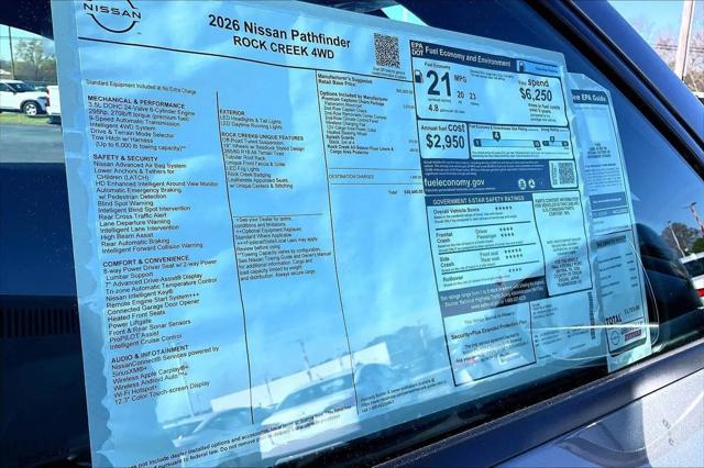 2026 Nissan Pathfinder Rock Creek