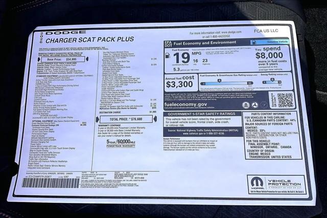 2026 Dodge Charger Scat Pack Plus 2-Door AWD