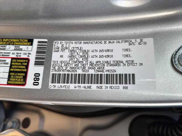 2026 Toyota Tacoma TRD Sport