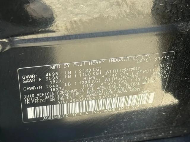 2017 Subaru Outback 2.5i Limited