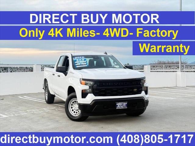 2023 Chevrolet Silverado 1500 4WD Double Cab Standard Bed WT for sale in San Jose, CA