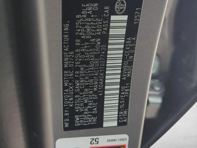 2026 Toyota Camry SE