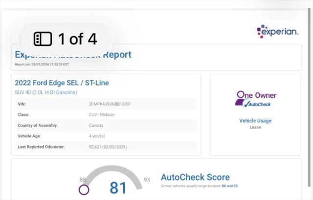 2022 Ford Edge SEL