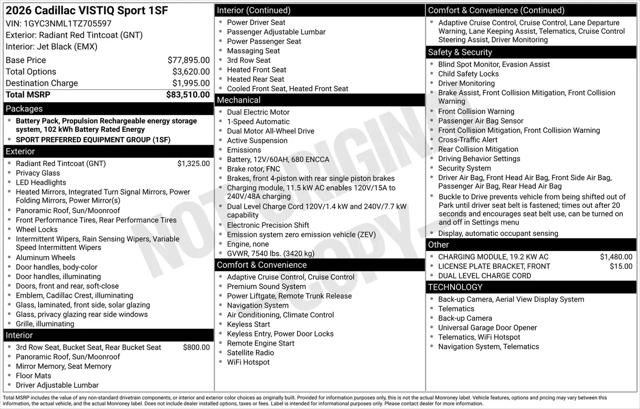 2026 Cadillac iQ Sport
