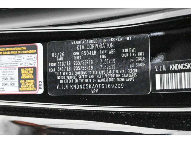 2026 Kia Carnival MPV EX