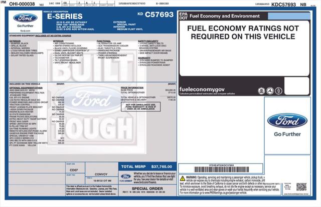 2019 Ford E-450 Cutaway Base for sale in Cincinnati, OH