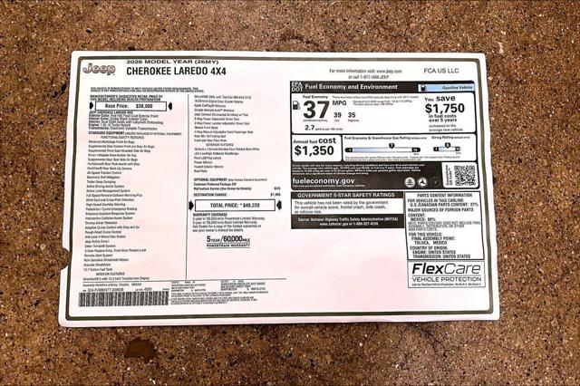2026 Jeep Cherokee Laredo