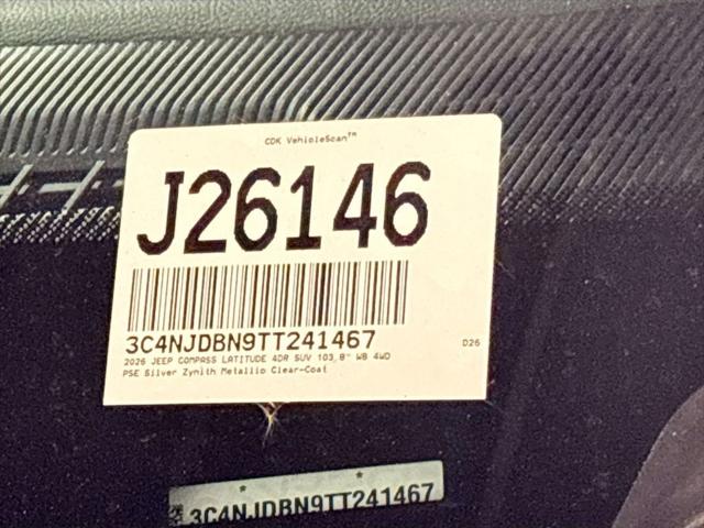 2026 Jeep Compass Latitude Altitude